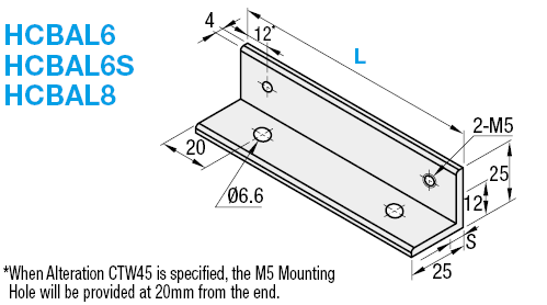 Panel Support Brackets -Aluminum Long-:Related Image