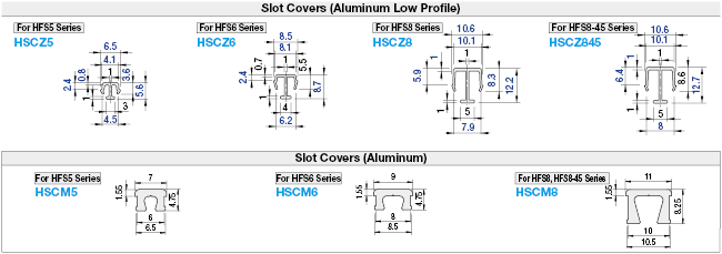 Slot Covers -Thin Aluminum-:Related Image
