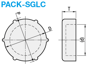 Slide Guide Mounting Hole Caps (Pack):Related Image