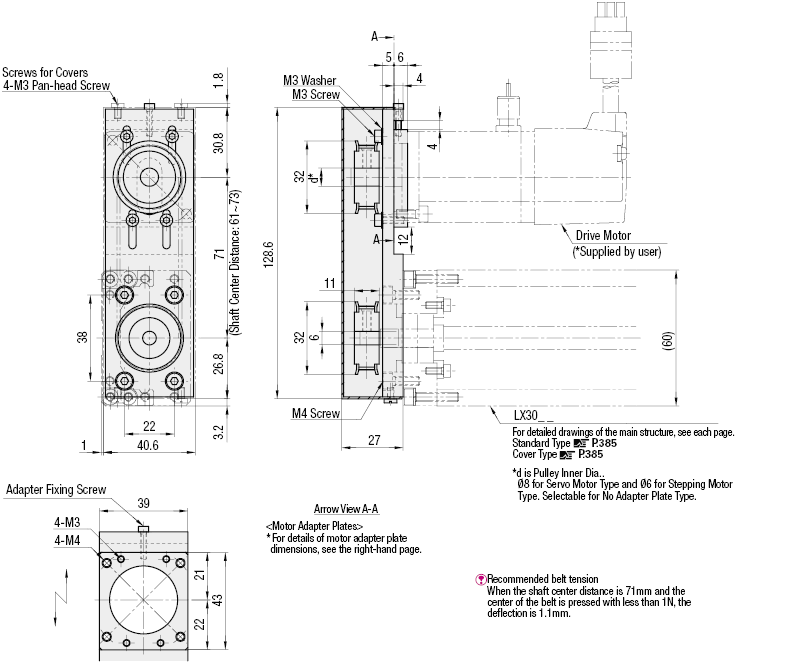 Single Axis Actuators -LX30- -Motor Folded Type-:Related Image