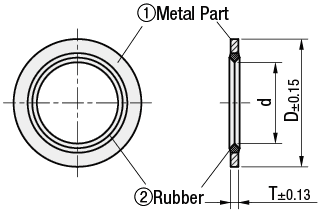 Seal Washers - SHCS Style, Standard Type:Related Image