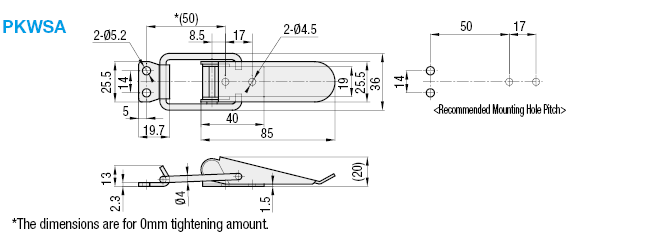 Stainless Steel Draw Latches - Medium Load:Related Image