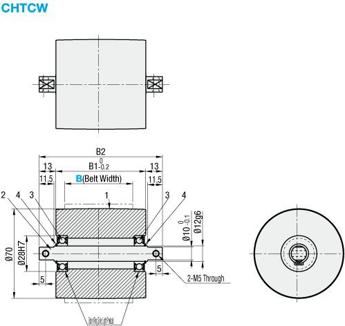 Tail Pulley Set for Conveyors:Related Image