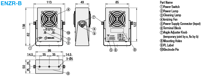 Ionizers - Compact DC Fan Type:Related Image