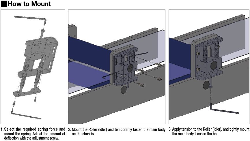 Belt Tensioners - Spring Loaded:Related Image