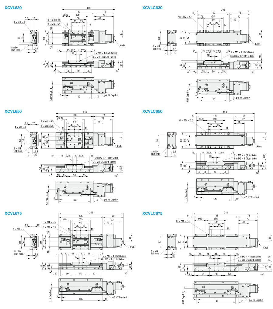 [Motorized] X-Axis - Linear Ball - Stroke 30~75:Related Image