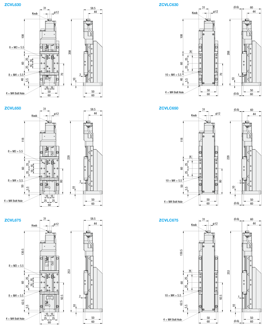 [Motorized] Z-Axis - Linear Ball - Stroke 30~75:Related Image