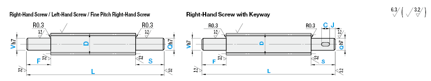 Lead Screws - Both Ends Stepped:Related Image