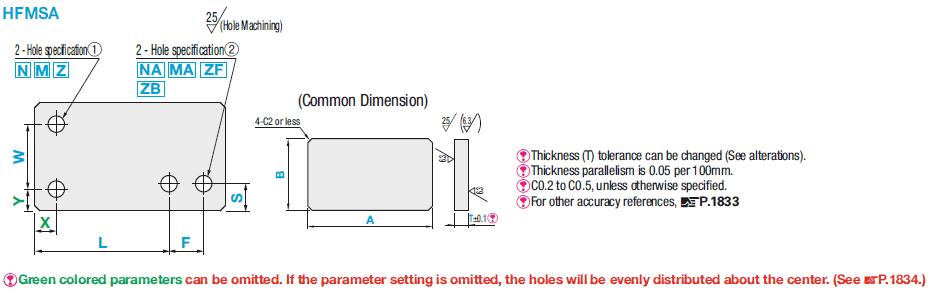 6-Surface Milled Mounting Plates / Brackets - O.D. Dimension Configurable:Related Image