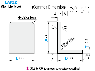 L-Shaped Angles - Mounting Plates / Brackets - Dimension Configurable -:Related Image