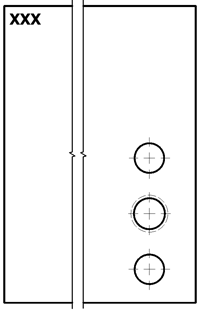 [NAAMS] NC Block Rectangular - 4 Front Hole Type:Related Image