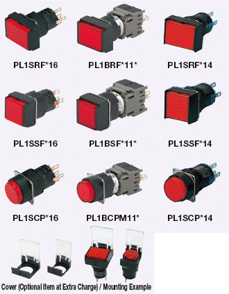 Illuminated Pushbutton Switch Mounting Hole φ16:Related Image