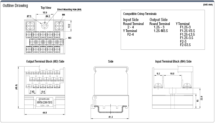 Common Terminal Block Single Pole 1 to 15:Related Image