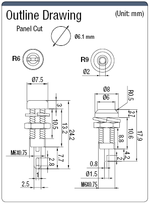 φ2mm Pin Socket (Gold Plating):Related Image