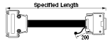 1-to-1 Branch Cable Adapter (with Fujitsu Component Ltd./MISUMI Original Connectors):Related Image