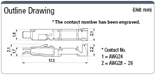 MIL Connector, Contact Crimper (Female):Related Image