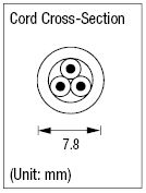 AC Cord - Fixed Length (UL / CSA) - Double-Ended:Related Image