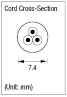 AC Cord - Fixed Length (VDE) - Double-Ended:Related Image