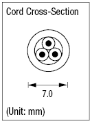 AC Cord - Fixed Length (KS) - Double-Ended:Related Image