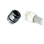 Cable Glands - Corrugated, Nylon 66, Waterproof