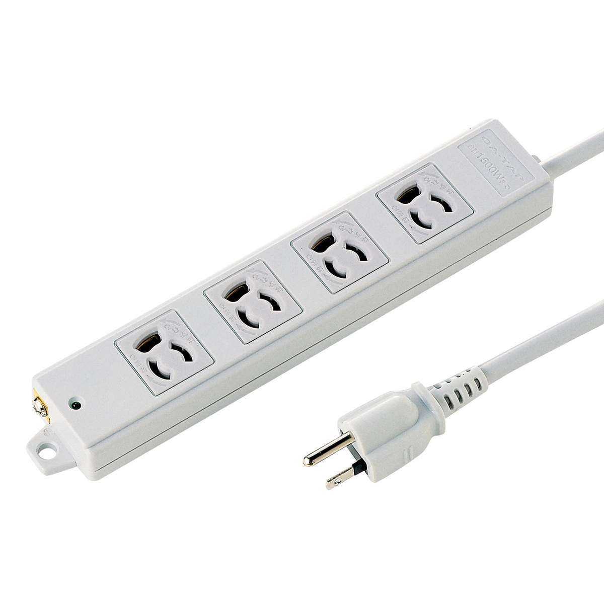 Power Strip, for Construction Use, 4 Outlets