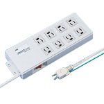 8-Outlet Power Strip with Magnetic Release Prevention