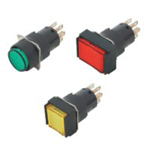 Pushbutton Switches - Illuminated, φ16 mm, Various Shapes
