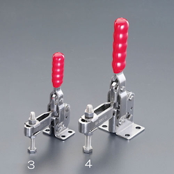 toggle clamp, clamp part: hex bolt head type: Vertical lever/lower presser type