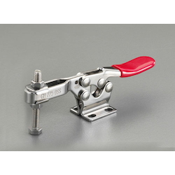 Toggle clamp, type: Horizontal lever/lower presser type, body material: Stainless steel