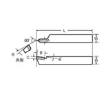 JIS Standard External Thread Cutting Bit 13 Type (Old JIS Type)