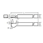 JIS Standard Hole Cutting Bit 21 Type (Old JIS Type)