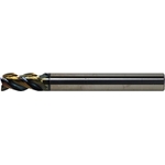 End Mill with 3 Carbide Flutes and Corner Radius for Aluminum Alloys Short Type ALERS-3DLC
