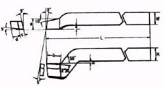 Blade Bit with High Frequency (62 Type R/L Single Edge Bit/MV10 for Planing) 62R-2