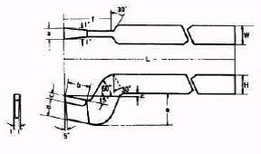 Blade Bit with High Frequency (67 S Type Medium Groove Filling Bit/MV10 for Planing)