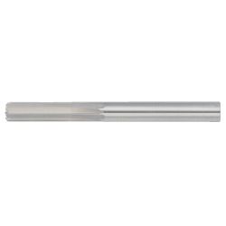 Carbide Straight Reamers - End Mill Shank, Flat Bottom Blade