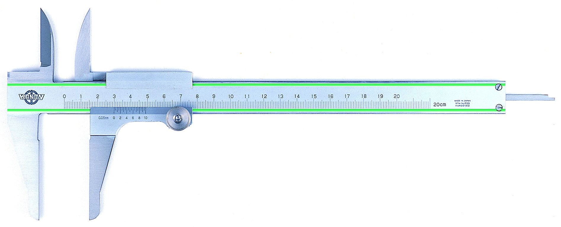 Vernier Caliper - Long Jaw Type for Narrow Spaces, ROBA