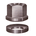 Circular Surface Flanged Nut with Seat - S45C Steel, SFN/M-SFN