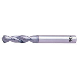 HSS Solid Drill Bits - Straight/End Mill Shank, V-Coated with Oil-Hole, VP-HO-GDS, Stub