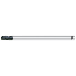 3-Flute, Long Shank, Ball End Type (High Efficiency) FXS-LS-EBT