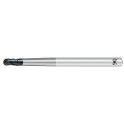 3-Flute, Pencil-Neck, Ball End Type (High Efficiency) FXS-PC-EBT FXS-PC-EBT-R4X1X57
