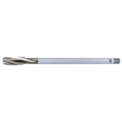 Spiral Flute Taps - High Speed Steel for Hard-to-Cut Material, Long Shank, CPM-LT-SFT