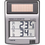 Indoor Thermometer-Hygrometer - Digital, Solar Type, PC-5200TRH