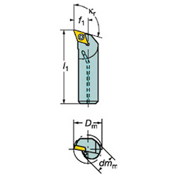 Sandvik CoroTurn 107 Positive Tip Boring Bit A-SDQCR