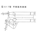 HSS Bit S617 Model Planing Acute Angle Straight Blade