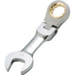 Wrenches - Flex-Head, Combination Ratchet Type, Short, TGRW-FS