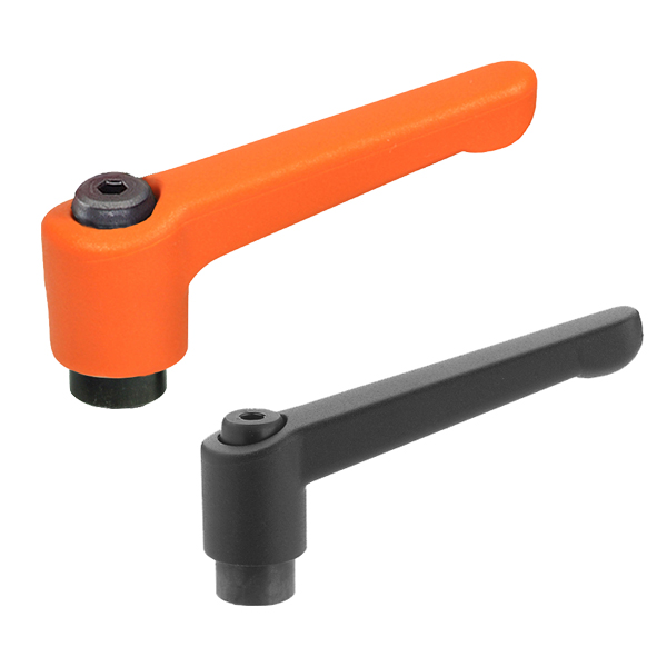 Clamping Lever - Threaded, nylon WN300 series, (inches).