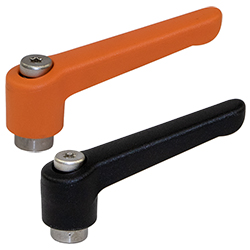 Clamping Lever - Threaded, nylon WN300.1 series, (inches).