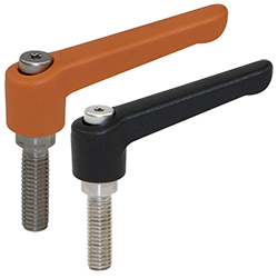 Clamp Lever - Externally threaded, WN300.1 nylon series, (inches).
