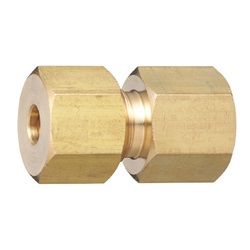 Straight Connector - Compression Tube Fitting, Brass, Female NPT, RS Series