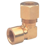 90° Elbows - Compression Tube Fitting, Brass, Female NPT, RL Series RL-5210